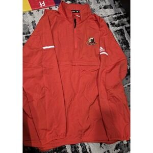 Morgan State Bears NCAA Adidas Men's 2018 Sideline Orange Squad Full-Zip Jacket